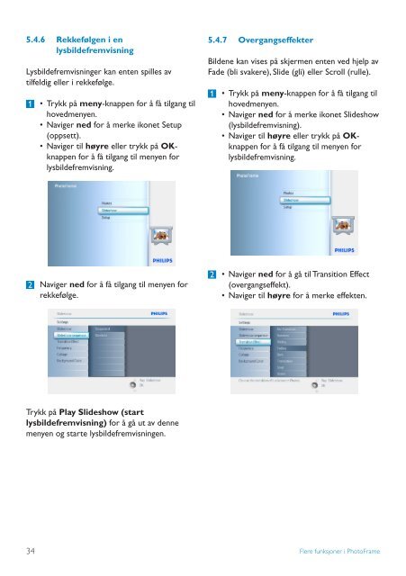 Philips PhotoFrame - User manual - NOR