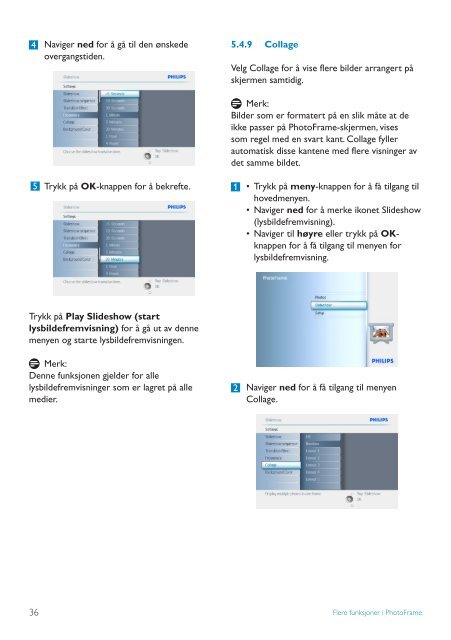 Philips PhotoFrame - User manual - NOR