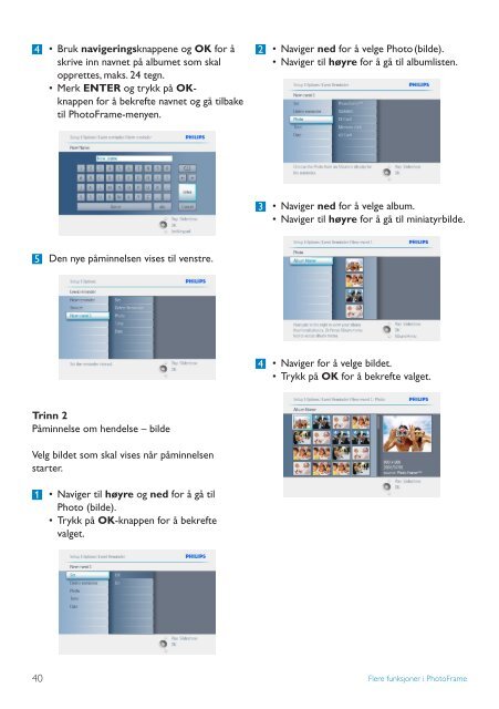 Philips PhotoFrame - User manual - NOR