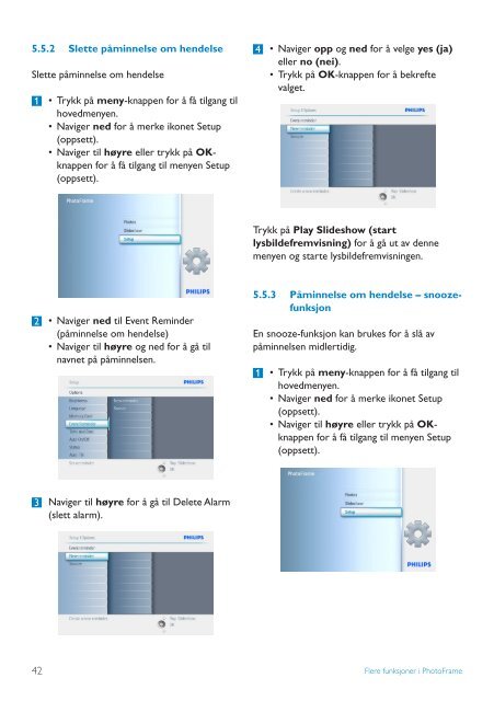 Philips PhotoFrame - User manual - NOR