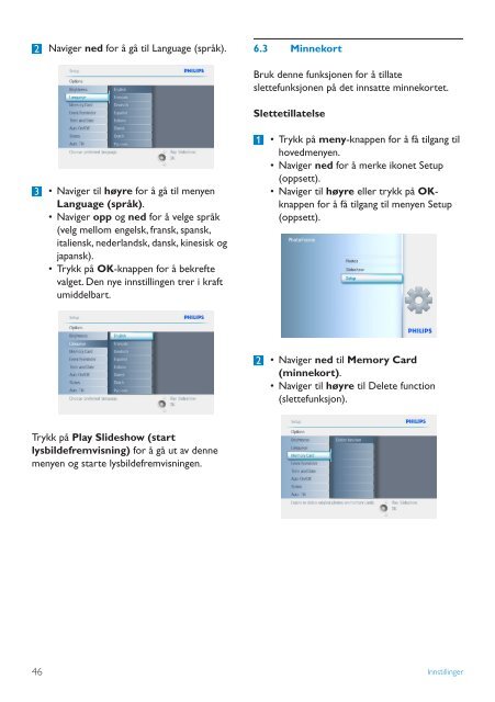 Philips PhotoFrame - User manual - NOR