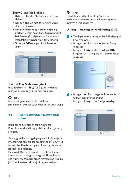 Philips PhotoFrame - User manual - NOR