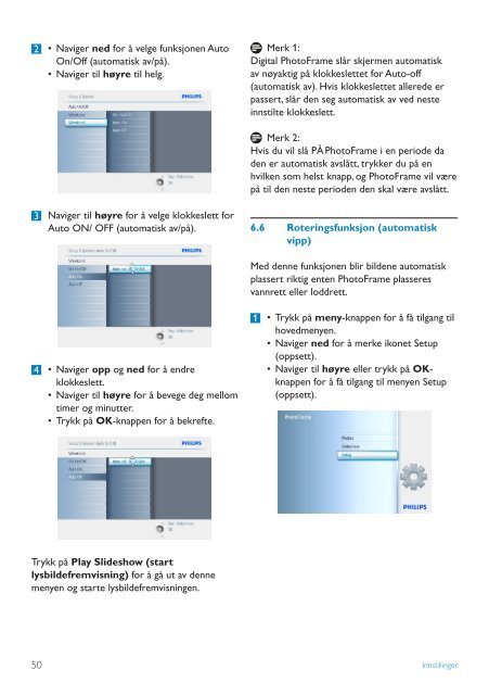 Philips PhotoFrame - User manual - NOR