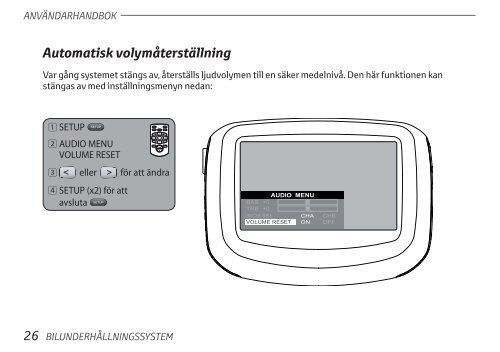 Toyota Rear Entertainment System - PZ462-00207-00 - Rear Entertainment System - Swedish - mode d'emploi