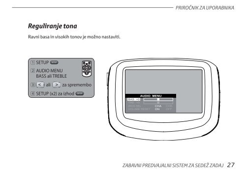 Toyota Rear Entertainment System - PZ462-00207-00 - Rear Entertainment System - Slovenian - mode d'emploi