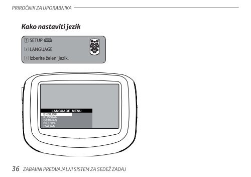 Toyota Rear Entertainment System - PZ462-00207-00 - Rear Entertainment System - Slovenian - mode d'emploi