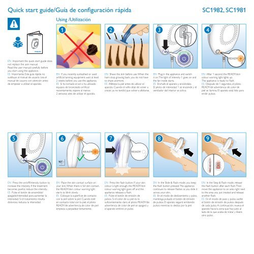 Philips Lumea Comfort Ipl Hair Removal System Manual And User