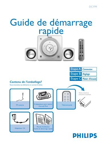 Philips docking entertainment system - Quick start guide - FRA