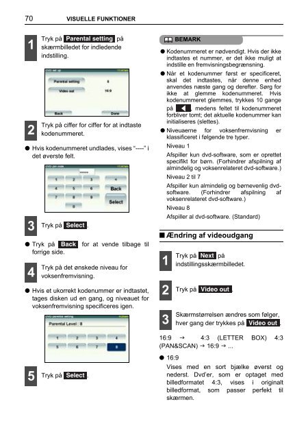 Toyota TNS410 - PZ420-E0333-DA - TNS410 - mode d'emploi