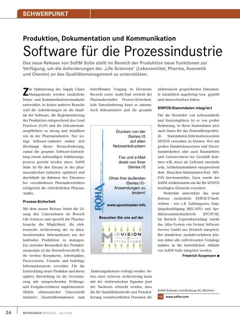 schwerpunkt - Midrange Magazin