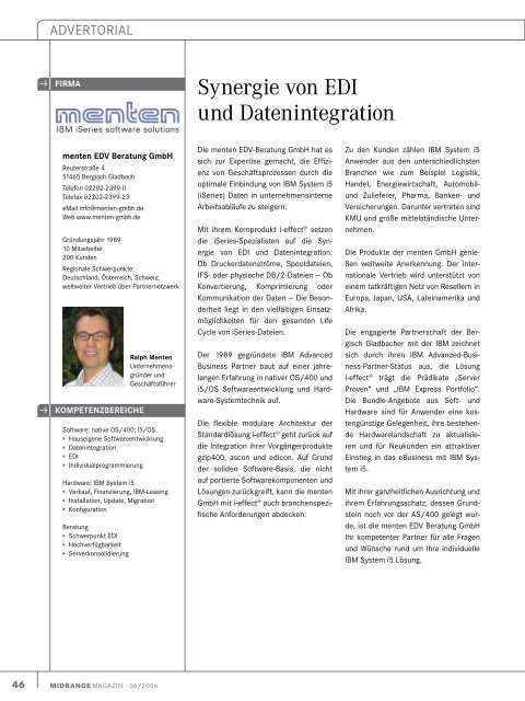 schwerpunkt - Midrange Magazin