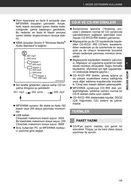 Toyota Toyota Touch &amp;amp; Go - PZ490-00331-*0 - Toyota Touch &amp; Go - Toyota Touch &amp; Go Plus - Turkish - mode d'emploi