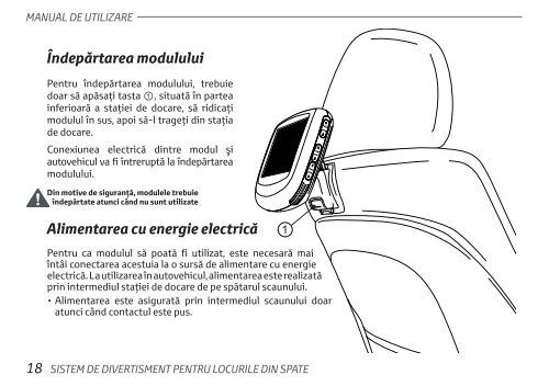 Toyota Rear Entertainment System - PZ462-00207-00 - Rear Entertainment System - Romanian - mode d'emploi