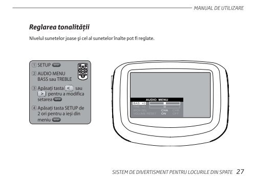 Toyota Rear Entertainment System - PZ462-00207-00 - Rear Entertainment System - Romanian - mode d'emploi