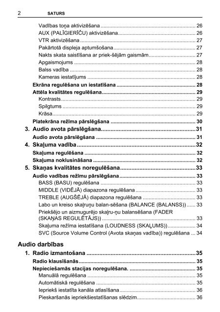 Toyota TNS410 - PZ420-E0333-LV - TNS410 - mode d'emploi