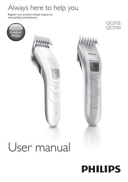 Philips Hair clipper - User manual - HUN