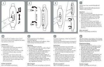 Philips Neckband Headphones - User manual - ELL