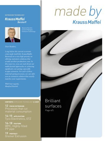 Adding up to success - Krauss Maffei