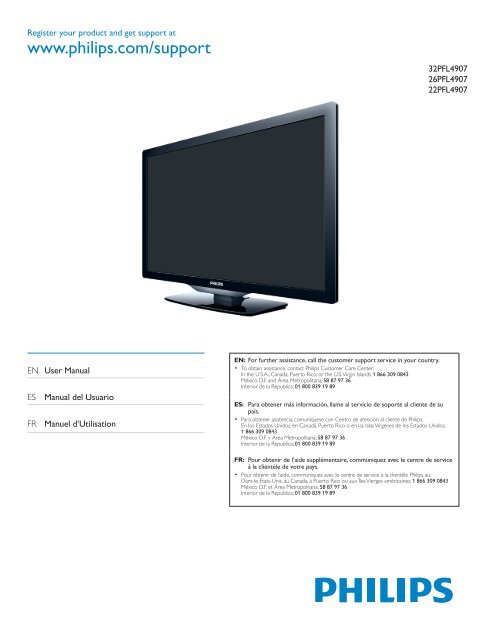 Philips 4000 series LED TV - User manual - CFR