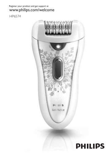 Philips SatinPerfect Epilator - User manual - SLV