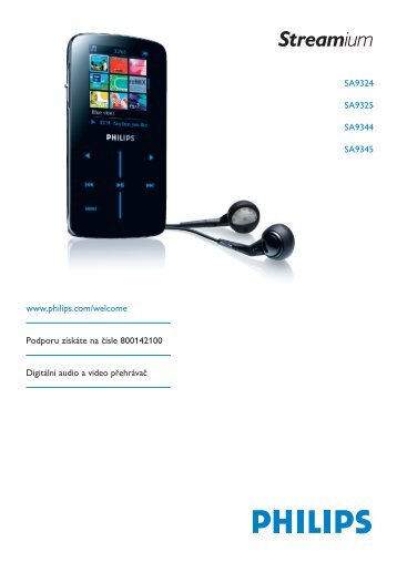 Philips Streamium Flash audio video player - User manual - CES