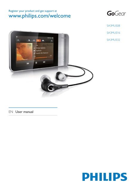 In time Duty Wander Philips GoGEAR MP4 player - User manual - ENG