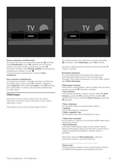 Philips LED TV - User manual - FIN