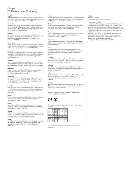 Philips LED TV - User manual - FIN