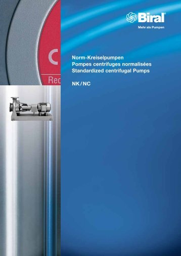 Norm-Kreiselpumpen Pompes centrifuges ... - PumpSelector