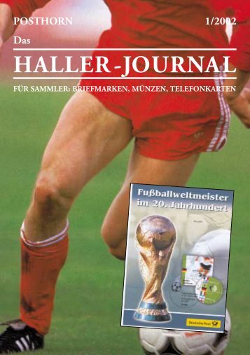 POSTHORN 1/2002 Das HALLER-JOURNAL - Briefmarken HALLER