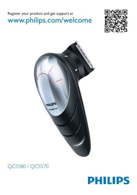 Philips Norelco DIY cordless hair clipper - Quick start guide - SWE