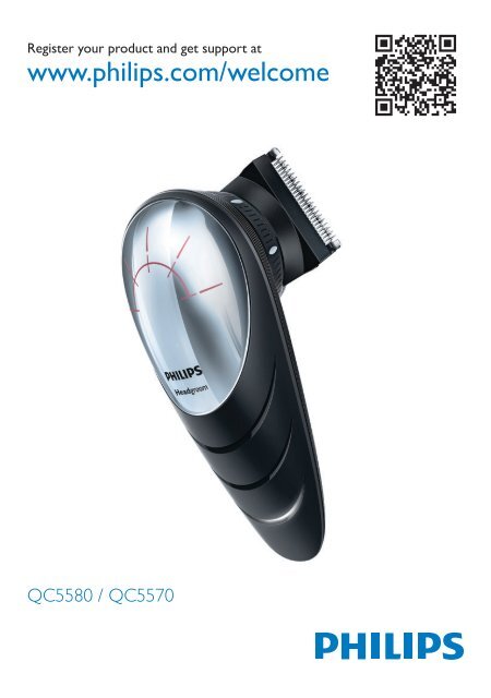 Philips Norelco DIY cordless hair clipper - Quick start guide - HUN
