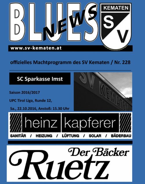 Blues News 228: Heimspieltag gegen den SC Sparkasse Imst