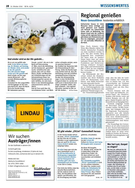 22.10.2016 Lindauer Bürgerzeitung