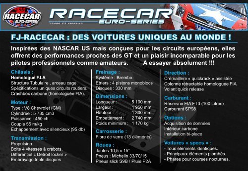 RACECAR Euro Series Présentation