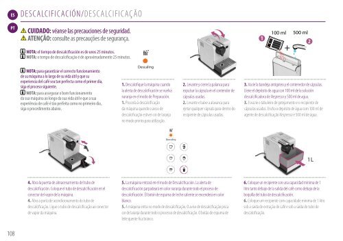 Delonghi Nespresso Delonghi Latissima Touch EN550.S - notice