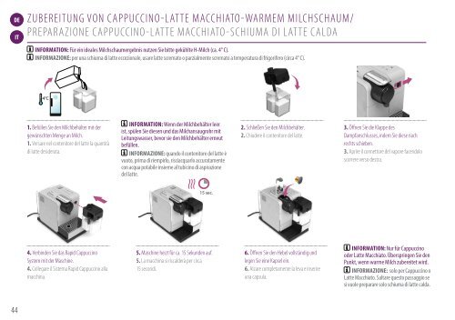 Delonghi Nespresso Delonghi Latissima Touch EN550.S - notice