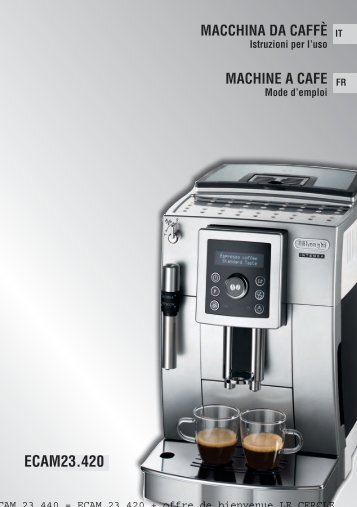 Delonghi ECAM 25.440.SB - Notice d'utilisation - FR - De'Longhi - ECAM 25.440.SB - Notice d'utilisation