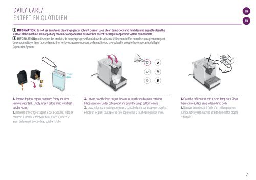 Delonghi Nespresso Delonghi Latissima Touch EN550.BM - notice