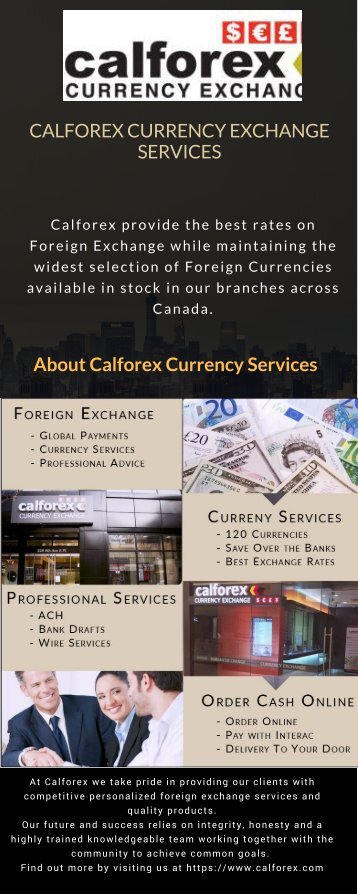 Calforex rates