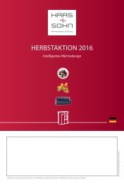 Haas + Sohn Herbstaktion 2016