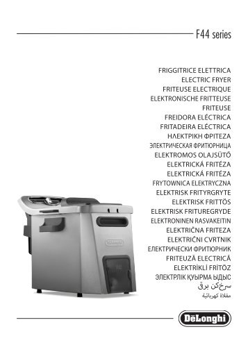 Delonghi Friteuse Delonghi Cool Zone F44510CZ - notice