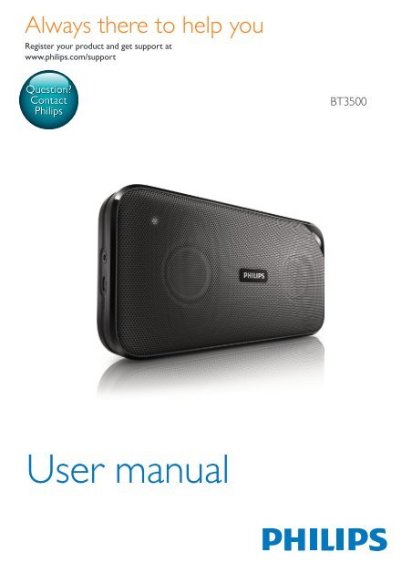 philips bt3500 bluetooth speaker