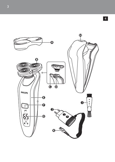 Philips Electric shaver - User manual - ARA