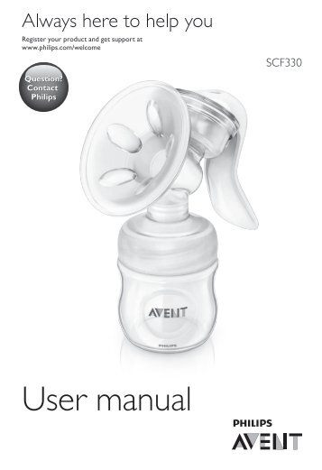 Philips Avent Comfort Manual breast pump - User manual - CFR