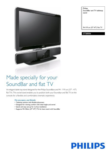 philips soundbars for tv
