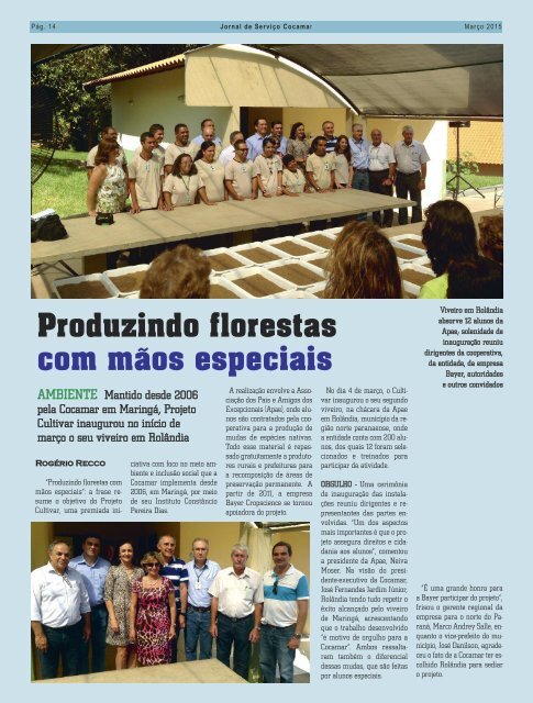 Jornal Cocamar Março 2015