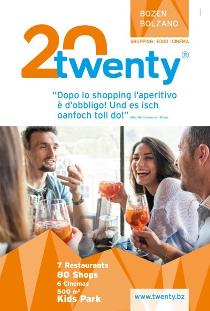 TWENTY - Bozen - Neue Werbekampagne