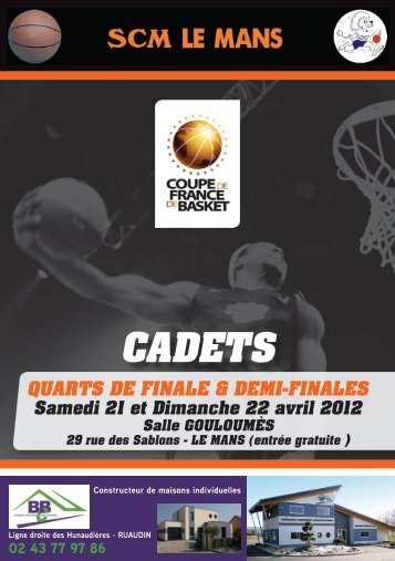 présentation des équipes - Sporting Club Moderne - SCM Le Mans