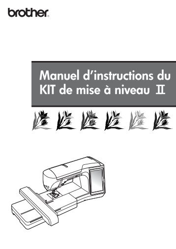 Brother Innov-is Ie - Manuel d'instructions pour Pack Premium II (Accessoires en option)